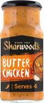 Sharwoods Butter Chicken Sauce, Mild & Creamy, 420 g Jar (1-Pack)