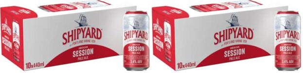 Shipyard Session IPA Beer 440ml Can 20 Pack