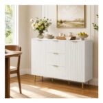 Sideboard with 3 Drawers and Adjustable Shelves