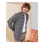 Signature Long Sleeve Soft Touch Print Shirt