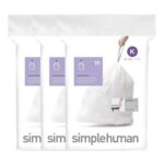 Simplehuman CW0260 Code K Custom Fit Bin Liners, 60 Total – £14.04 S&S
