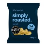 Simply Roasted Sea Salt Crisps, 24×21.5g, 50% Less Fat – £12.48 S&S