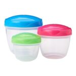 Sistema to GO Snack Nest Containers, BPA-Free, 3 Pack