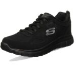 Skechers Burns Agoura Mens Synthetic Material Running Trainers Black UK sizes 5.5-11 half sizes incl., 12&13 w/ voucher