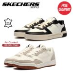 Skechers JS Court / Los Angeles Leather Memory Foam Mens Trainers W/Code