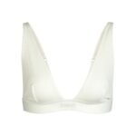 Skims Cotton-Blend Plunge Bralette (4X Only)