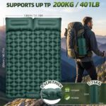 Sleeping Pad Camping Mat Double 9.5CM Thickness, 204x130CM Ultralight