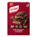 SlimFast Snack Bars, Dark Chocolate & Cranberry, 4 X 60g – £5.22 S&S