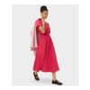 Sloane Cotton V-Neck Midi Dress