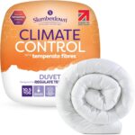 Slumberdown Climate Control King Size Duvet 10.5 Tog – Climate-Adaptive All-Year Round King Quilt for Summer, Autumn & Winter UK Made, Non-Allergenic, Washable (225 x 220cm)