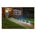 Smart Solar Warm White Solar Spot String Lights – Set of 10