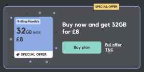 Smarty 32gb or £8