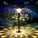 Solar Lights for Outdoors, 1 Piece LED Solar Lights Garden Decoration, Patio Solar Lamp for Lawn, Yard, Paths, Garden, Outdoor, Lighting