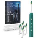 Sonic Electric Toothbrush for Adults and Kids, with 8 Brush Heads and Travel Case – Sold by CHANGYUNDIANZIKEJI / FBA