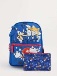 Sonic the Hedgehog Blue Backpack with Pencil Case