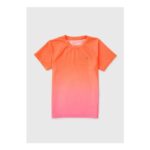 Souluxe Boys Coral Ombre Sports T-Shirt (7 Coral 7 Yrs