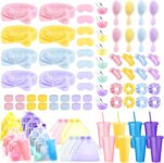 Spa Party Favors for 8, 112-Piece Sleepover Party Kit