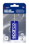 Sparco Cellulose Car Air Freshener with Hanging Hook, Steel Air Fragrance (S&S £1.14)