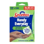 Spontex 100 Handy Multipurpose Disposable Latex-Free Gloves – £2.76 S&S