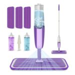 Spray Mop with 3 Washable Pads for Cleaning Floors: