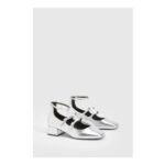 Square Toe Triple Strap Mary Jane