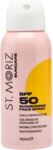 St Moriz Suncare SPF 50 Sunscreen Face Spray UVA & UVB Invisible Protection SPF 50 Sun Protection Face Mist with Vitamin E Wear Under or Over Makeup Dermatologically Tested Vegan 100ml