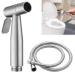 Stainless Steel Handheld Bidet Shower for Toilet Spray for Toilet UK with 1.5M Hose Sold by Musiook_Shop / FBA