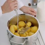 Stainless Steel Potato Masher with Ergonomic Handle, Wave Design for Easy Mashing – Amazon Global Haul (discount at checkout)