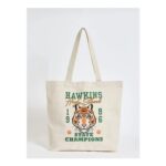Stranger Things Hawkins High School Canvas Tote Bag (FREE C&C)