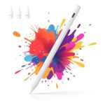 Stylus for iPad 2018-2026, Palm Rejection, 2x Fast Charging, White