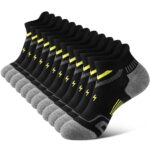 SukModen Ankle Running Socks for Men, Performance Anti-Blister Trainer Socks, Moisture Wicking Cotton – Sold by SukModen Direct / FBA