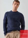 Supersoft Crew Neck Jumper With Wool – Blue