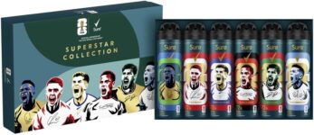 Sure Men FIFA World Cup 2026 Limited Edition Superstar Deodorant Gift Set Anti-Perspirant Body Spray Invisible Ice Fresh 6x 150 ml