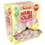 Swizzels Double Lollies Sweets Dispenser, Vegan Friendly, 100 Lollipops (£5.79 S&S)