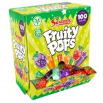 Swizzels Fruity Pops – 100 Pack – Vegan Friendly Sweets (£6.32 S/S)