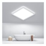 Swoieltr Waterproof Bathroom LED Ceiling Light 24W 2500LM 30cm 6500K