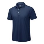 TACVASEN Mens Polo Shirts Short Sleeve Golf Outdoor Shirt