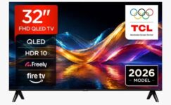 TCL 32 Inch 32V5DUK Smart Full HD HDR QLED Freely TV – 5 Year Warranty