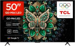 TCL 50C6K 50 Inch 144Hz Mini LED Smart TV Dolby Atmos, DTS Virtual-X – AiPQ Processor – 5 Year Warranty Included – Checkout Price