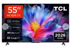 TCL 55 Inch 55P6L-UK Smart 4K UHD HDR Google TV 2026 model