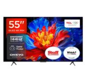 TCL 55P8K QLED 4K HDR PRO Smart TV-55P8K-UK (288Hz Game Accelerator, ONKYO 2.1 SOUND SYSTEM, Miracast & Google Cast) With Coupon