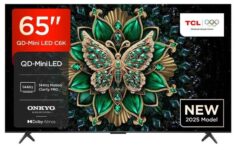TCL 65C6K 65 Inch Mini LED Smart TV ONKYO 2.1 Hi-Fi – Dolby Atmos, DTS Virtual-X – 5 Year Warranty Included – Checkout Price