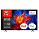 TCL 75P8K QLED 4K HDR PRO Smart GOOGLE TV-75P8K-UK(288Hz Game Accelerator, ONKYO 2.1 SOUND SYSTEM, Google Cast) with discount Joyplus