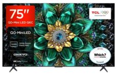 TCL 75Q6C QD-Mini LED 4K HDR Smart Google TV-75Q6C 144Hz Native Refresh Rate – 2 Year Warranty (JoyPlus Price Free Trail Available)