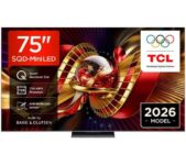 TCL C8L 75 SQD-Mini LED 4K HDR Smart Google TV – 75C8L-UK