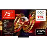 TCL C8LUK 75 4K Ultra HD SQD-Mini LED Smart TV – 75C8LUK 3036 model – With code