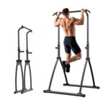 TENBOOM Foldable Power Tower, Free-Standing Pull-up Bar & Dip Station