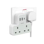 TESSAN Plug Adapter with 3 USB Ports