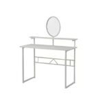THOMPSON White Dressing Table with Mirror