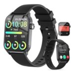 TRAUSI 1.83in HD Smartwatch, 120 Sports Modes, HR/Sleep, IP67, iPhone/Android